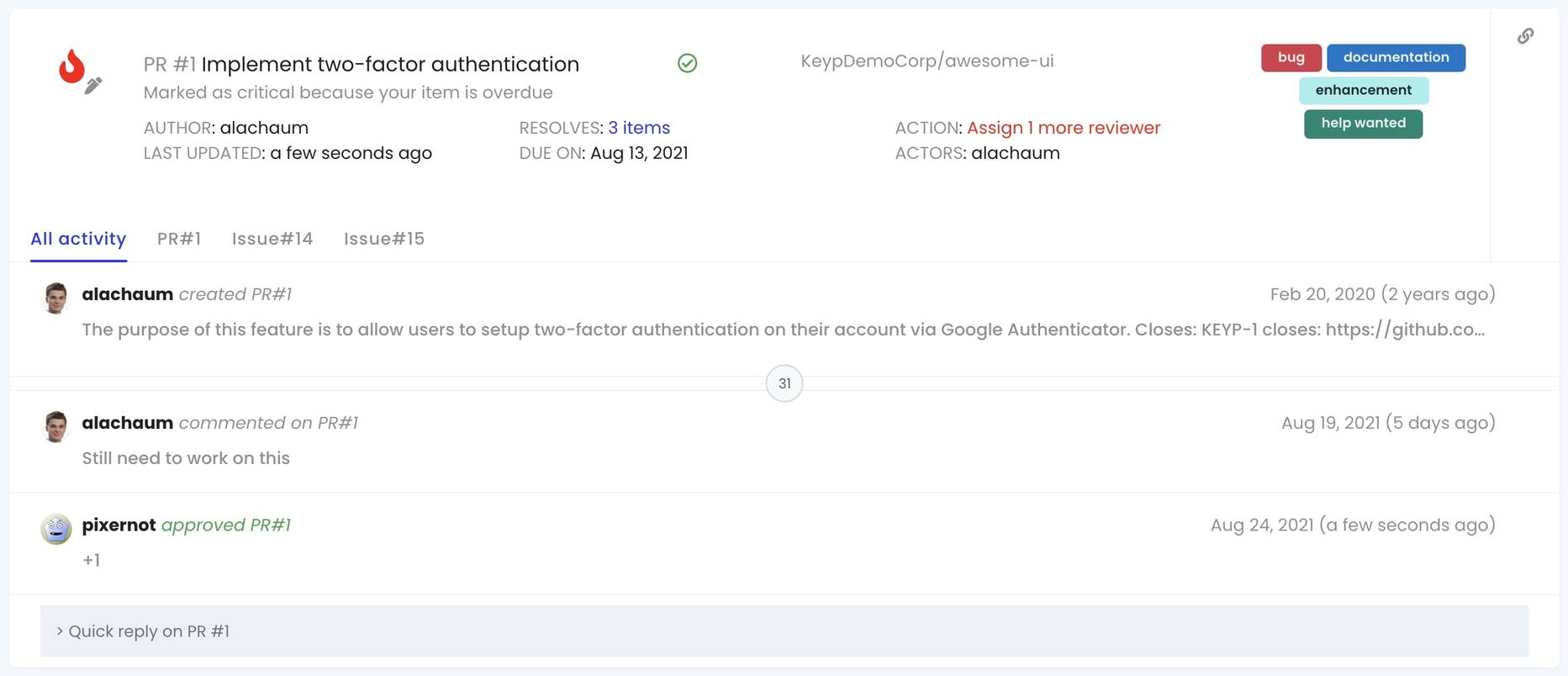 Required Approvals fetched from GitHub/GitLab